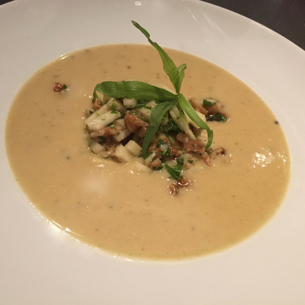 Parsnip Soup with Apples and Walnuts by Marcus Samuelsson