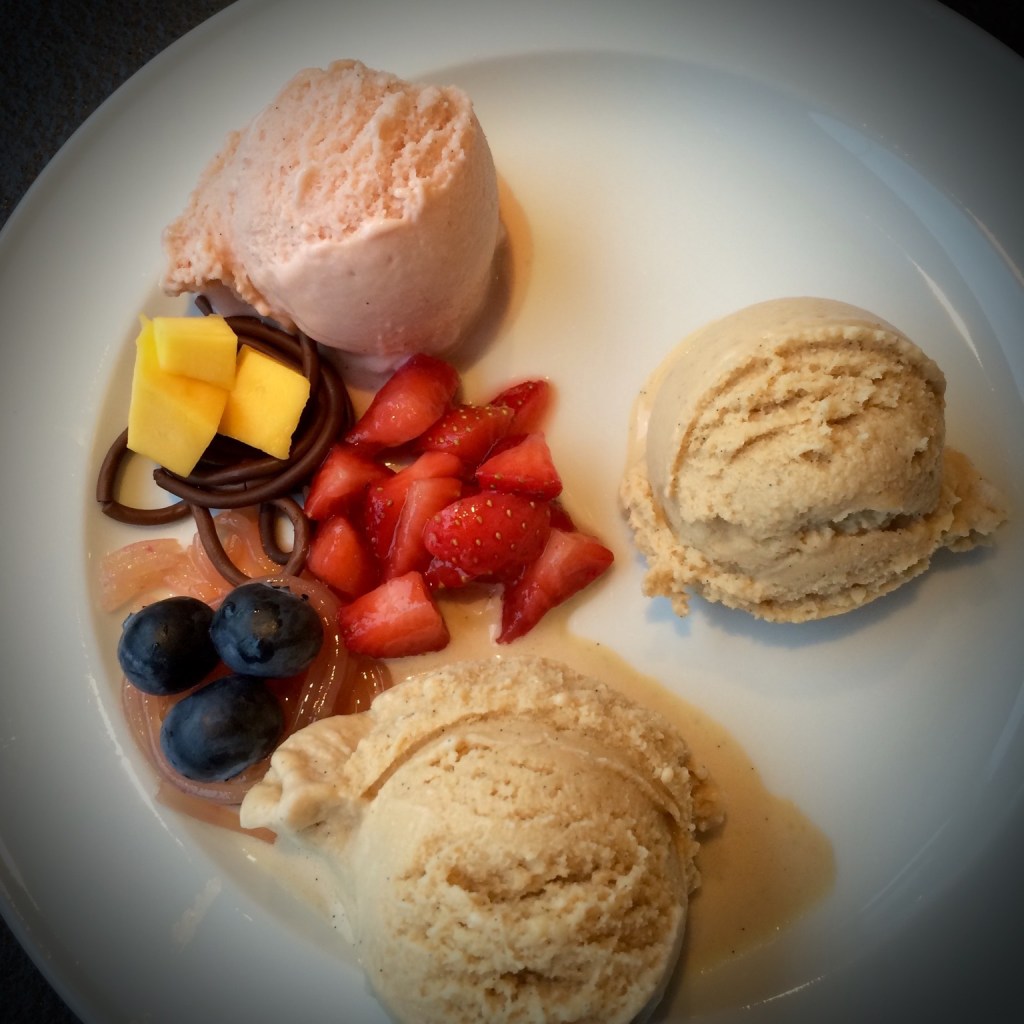 “Rochefort 10” Ice Cream and Strawberry Ice Cream