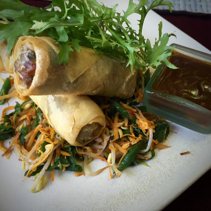 Bebek Betutu springrolls