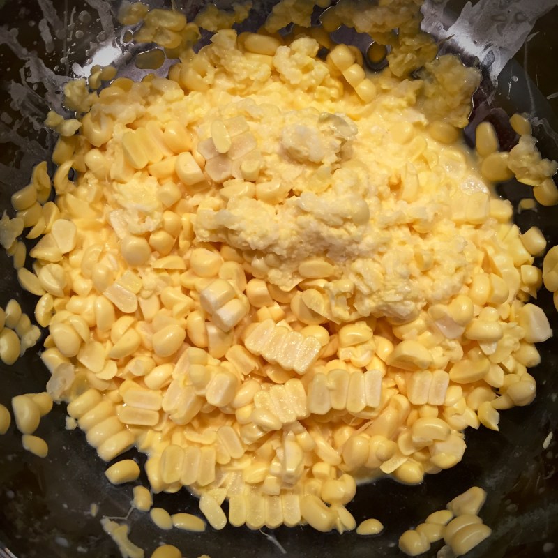 scraped corn
