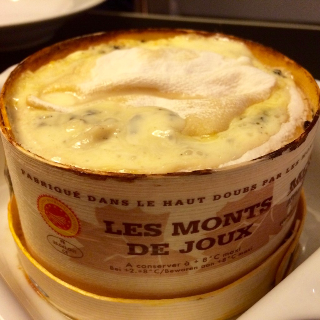 Mont d’Or Cheese Fondue with Black Truffle