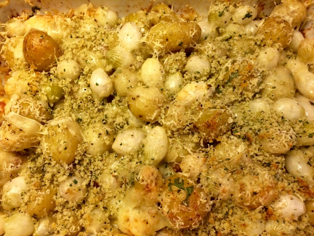 Prime Rib Roast with a Baby Potato Gratin