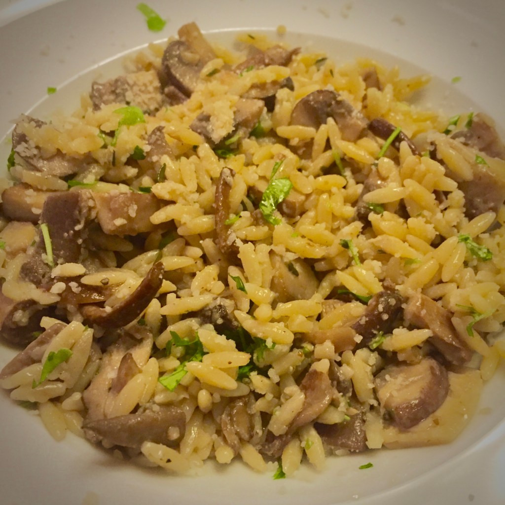 Mushroom “Risoniotto” by Hugh Fearnley-Whittingstall