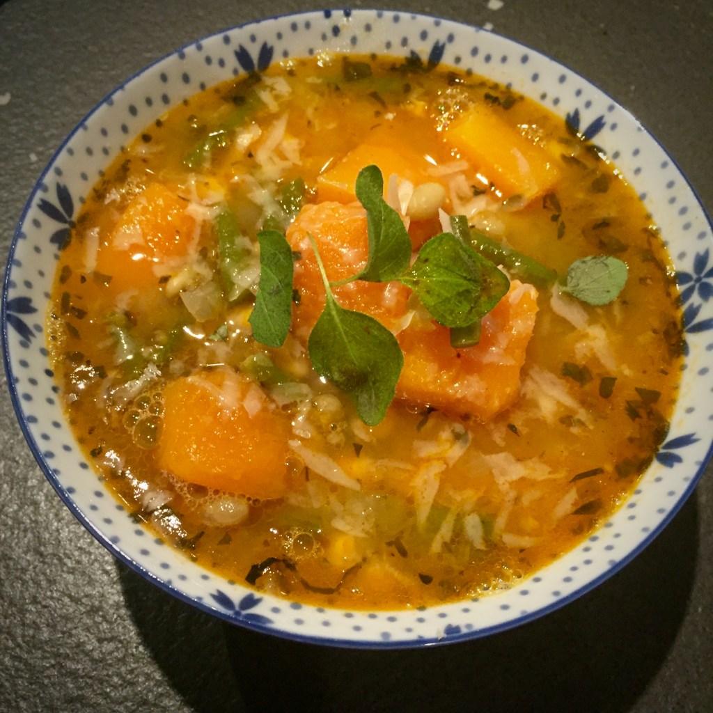 Porotos Granados Soup (Chilean Squash and Bean Soup) by Hugh Fearnley-Whittingstall
