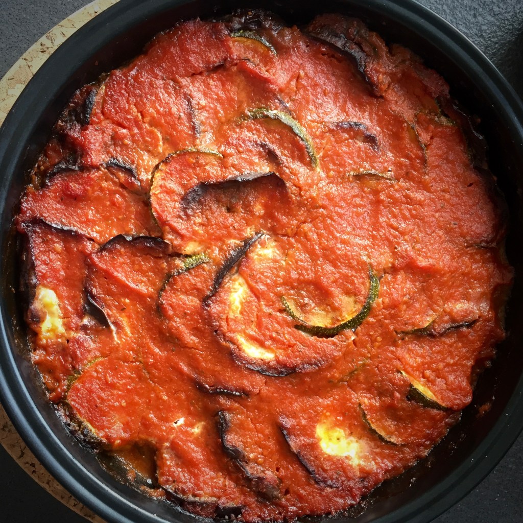 Tian Provençal (Aubergine, Courgette and Tomato Casserole)