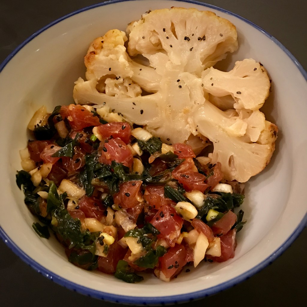 Ahi Poke (Hawaiian Fresh Tuna and Seaweed Salad)