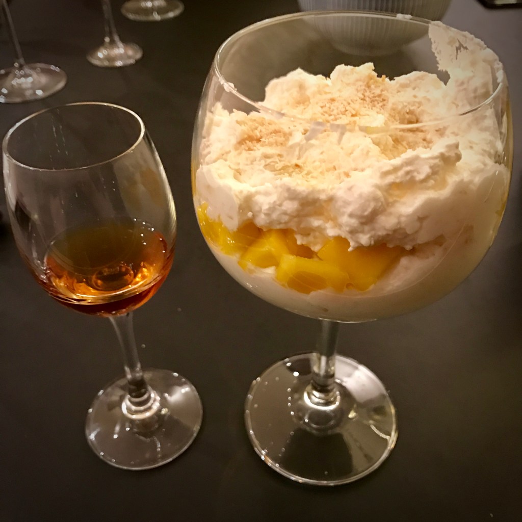 Pineapple, Mango and Coconut Fool