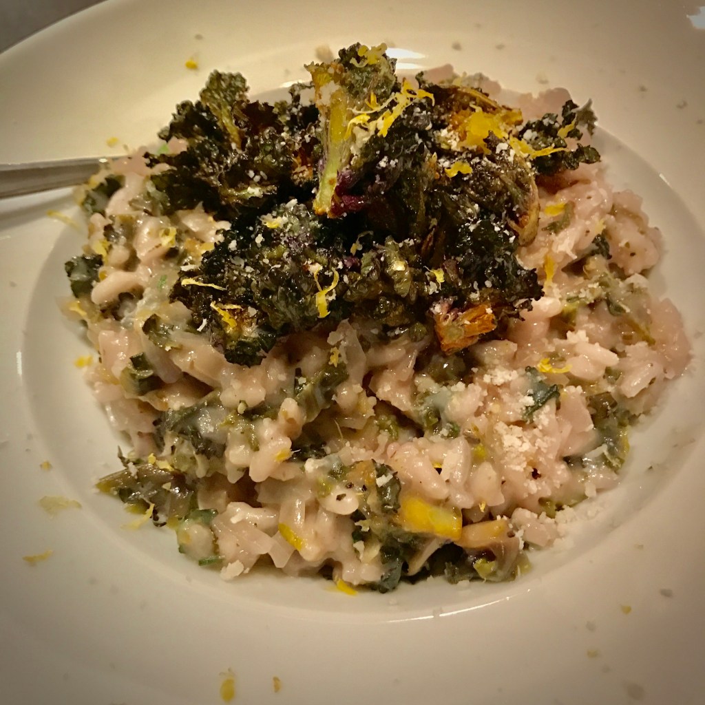 Brussels Sprouts Risotto by Yotam Ottolenghi