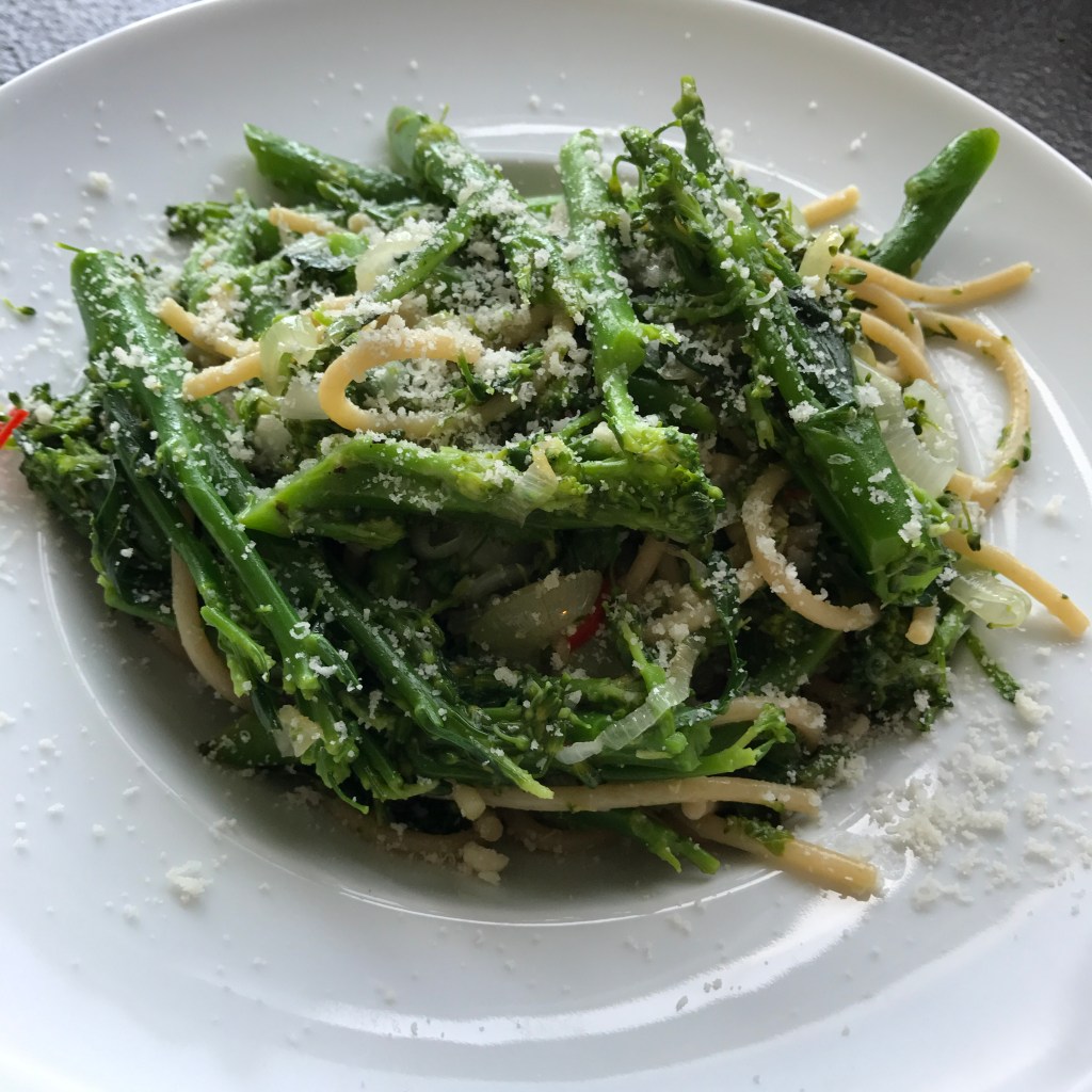 Spaghetti with Broccolini, Lemon and Chilli Pepper