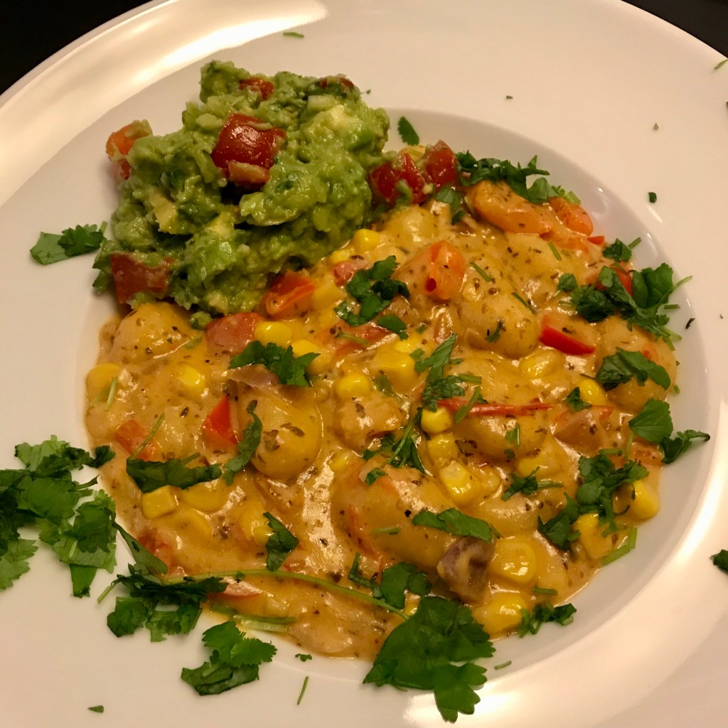Mexican Gnocchi and Guacamole