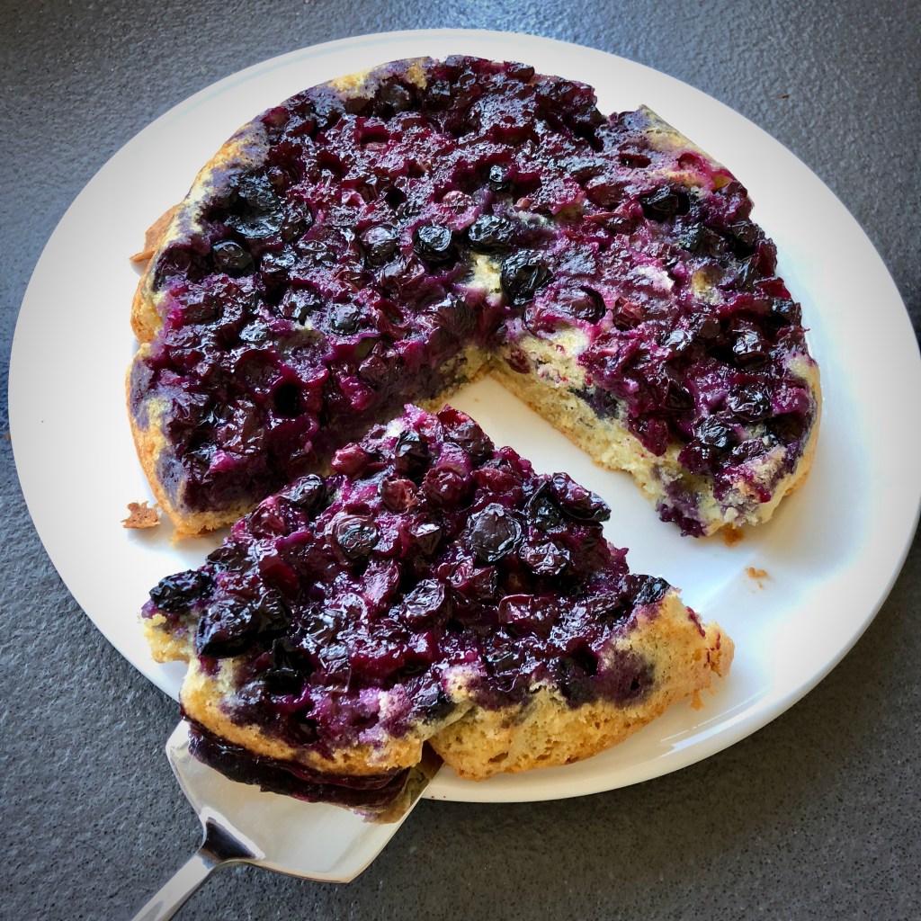 Upside Down Blueberry Muffin