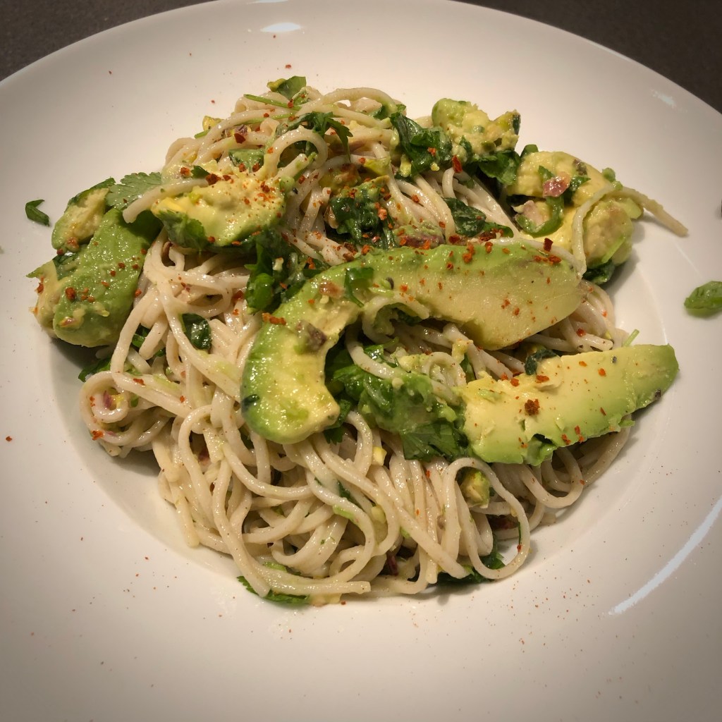 Soba noodle salad with Lime, Cardamom and Avocado by Yotam Ottolenghi​
