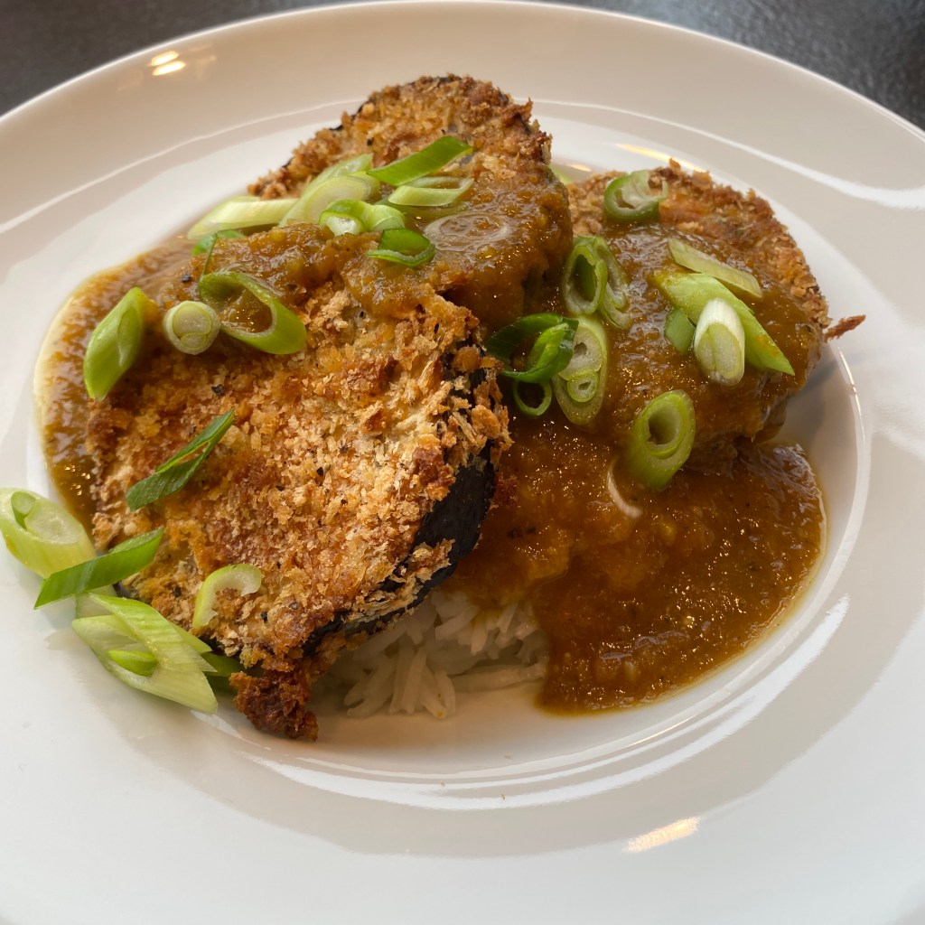 Aubergine Katsu Curry